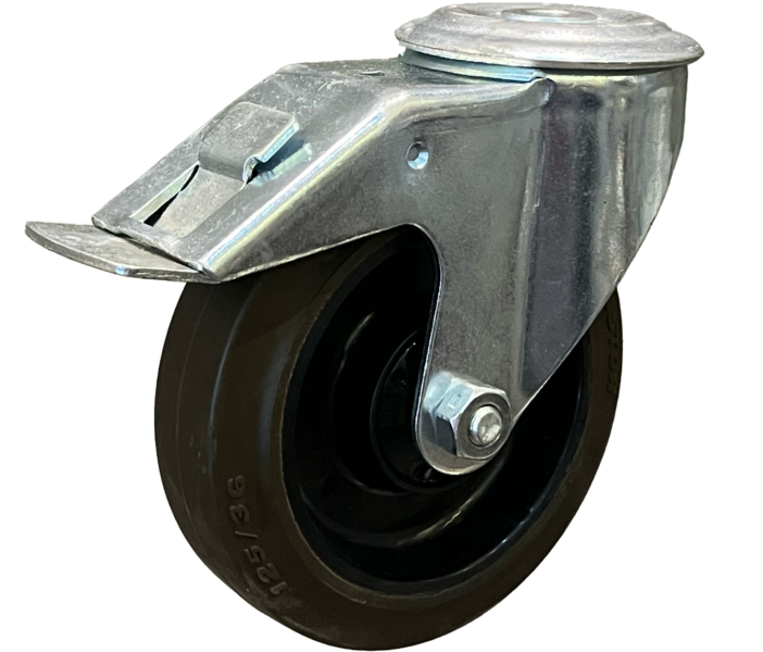 DR010 & DRSE010 Series Rubber Castor - Image 3